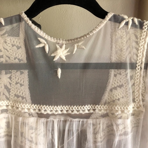 Free People Sheer Cardigan Cover Up - Picture 2 of 5